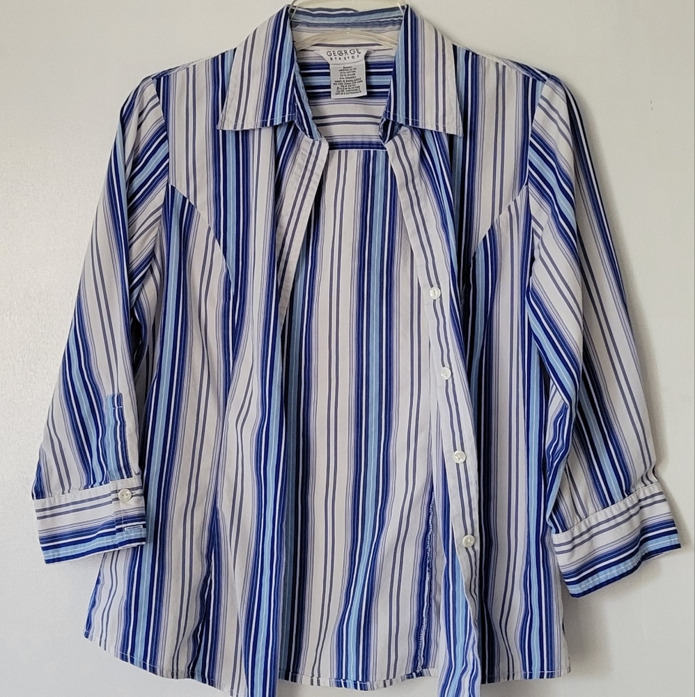 George Button Down Top Size M
